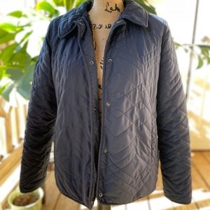 Patagonia quilted los gatos jacket - blue - small. cuddly